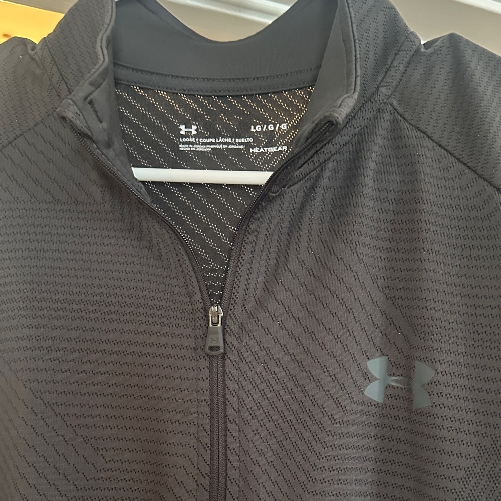 Under Armour Charcoal Gray Zip-Up Jacket